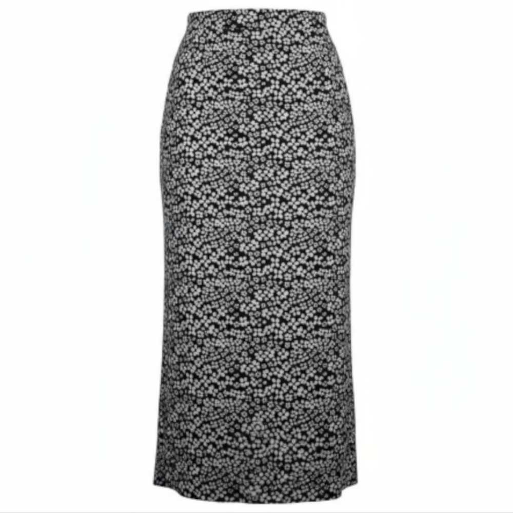 Ditsy Floral Long Maxi Mesh Skirt Size XL